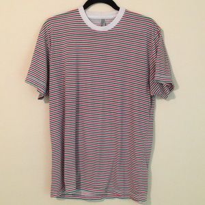 50 50 American Apparel Striped Shirt men's Small